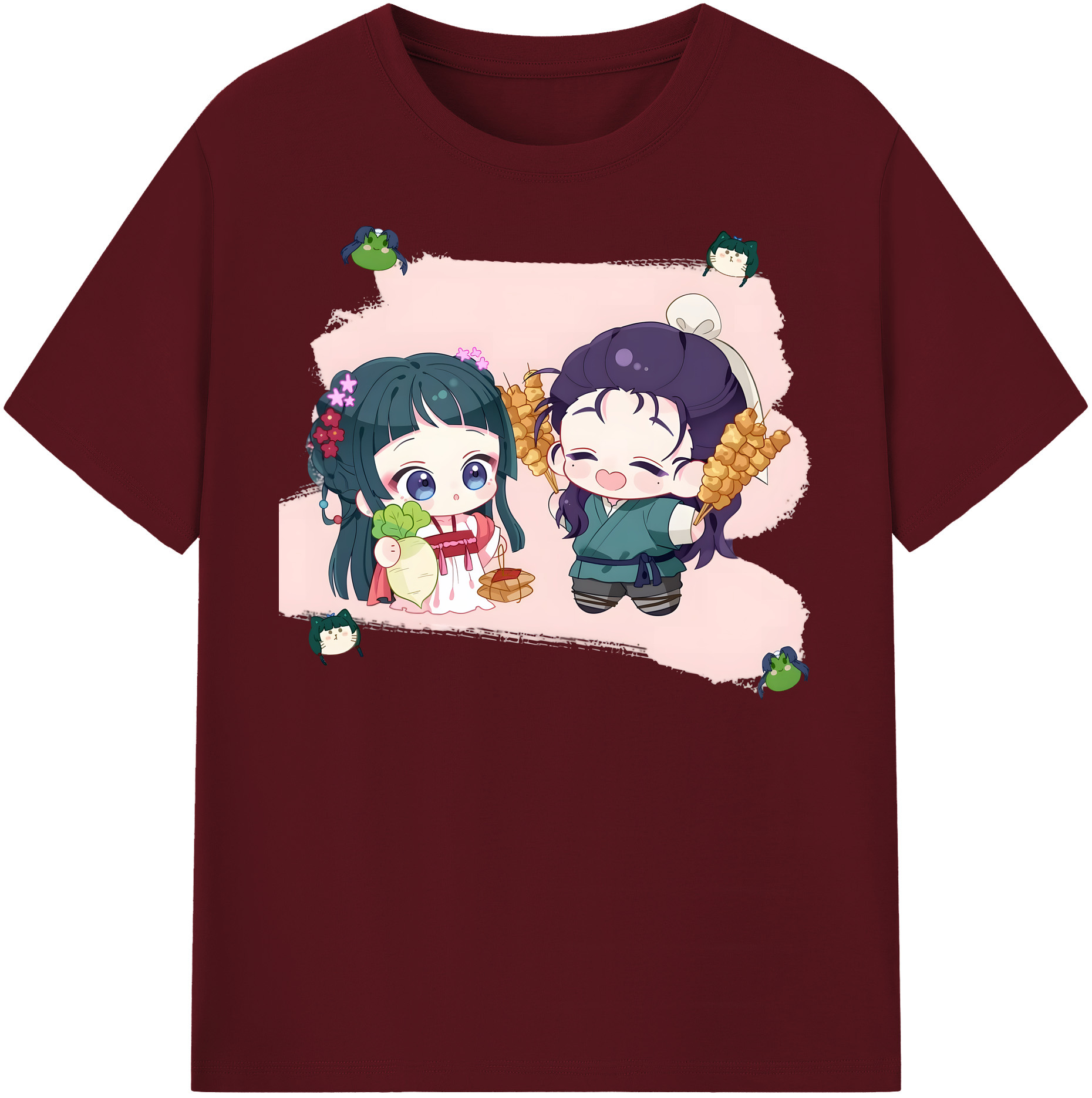（画像用） 薬屋のひとりごと The Apothecary Diaries 綿100％半袖Tシャツ（フロントプリント）
